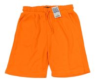 Neonově oranžové teplákové kraťasy Matalan