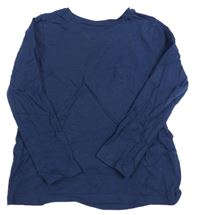 Tmavomodré triko H&M