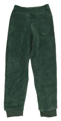 Zelené plyšové tepláky Kiki&Koko