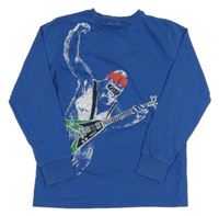 Modré triko s opicí Next