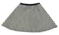 Černo-bílá kostkovaná sukně Yd.