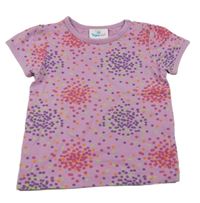 Fialovo-barevné puntíkaté tričko Topomini