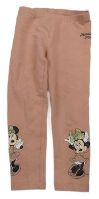 Růžové zateplené legíny s Minnie C&A