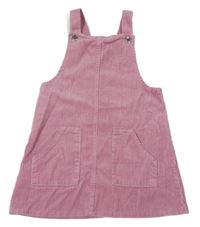 Růžové manšestrové laclové šaty Primark