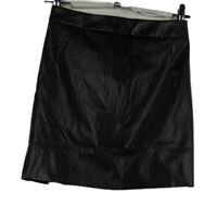 Dámská černá potažená sukně Shein 