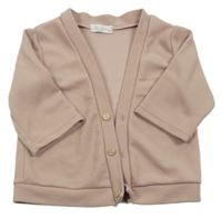 Světlerůžová propínací mikina 