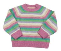 Barevný pruhovaný svetr matalan