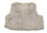 Světlerůžová kožešinová vesta Next