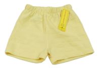 Nové - Žluté žebrované kraťasy Shein