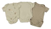 3set - Béžové body s ovečkami