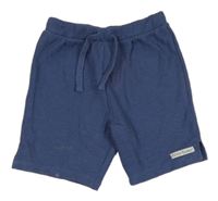 Modré žebrované kraťasy 