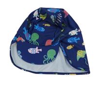 Tmavomodrá UV kšiltovka s rybami Leigh Tucker