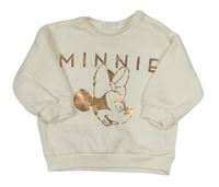 Smetanová mikina s Minnie Disney