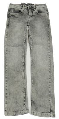 Šedé skinny rifle Garcia