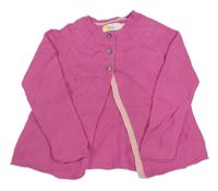 Růžový propínací svetr Mini Boden