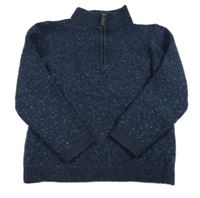 Tmavomodrý vlněný svetr John Lewis