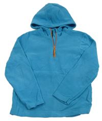 Světlemodrá fleecová funkční mikina s kapucí Mountain Warehouse