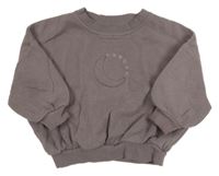 Pudrově fialová oversize mikina s měsícem George