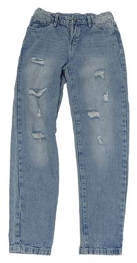 Modré šisované rifle s prošoupáním DESTINATION