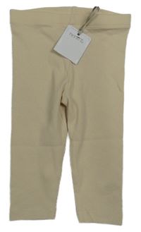 Nové - Béžové žebrované legíny TU