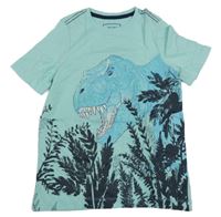 Světlemodré tričko s dinosaurem  C&A