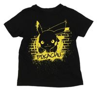 Černé tričko s Pikachu 