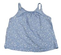 Světlemodrý top s kytičkami John Lewis