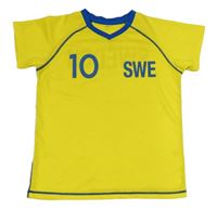 Žlutý fotbalový dres Sweden