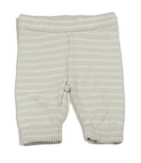 Béžovo-bílé pruhované kamaše Mothercare