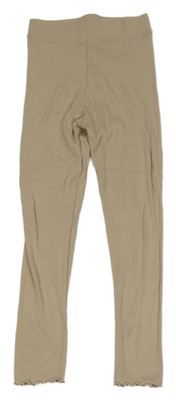 Béžové žebrované legíny Primark