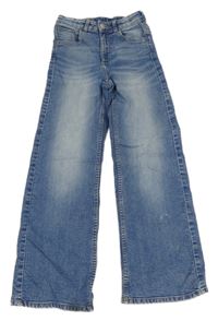 Modré wide leg rifle 