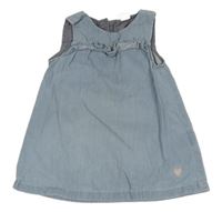 Světlemodré lehké riflové šaty s volánky H&M