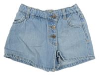 Světlemodrá riflová skort sukně Zara 