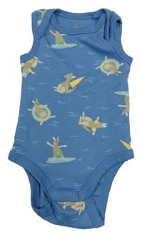 Modré body s klokany Tchibo 