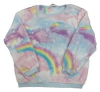 Barevná vzorovaná chlupatá mikina H&M
