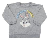 Šedá mikina s Bugs Bunnym 