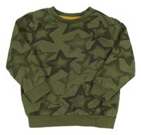 Khaki mikina s hvězdičkami F&F