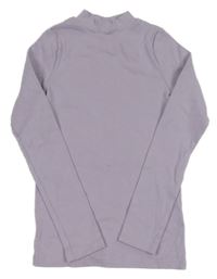 Světlefialový žebrovaný rolák Tu