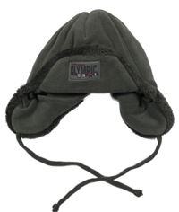 Šedá plyšová zateplená zavazovací beranice s nášivkou Sterntaler