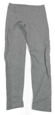 Šedé melírované teplákové legíny POCOPIANO