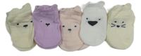 5x - Ponožky s čumáčkem 