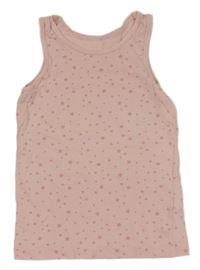 Světlerůžová košilka s hvězdičkami C&A