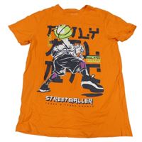 Oranžové tričko s Dragonball Z PRIMARK