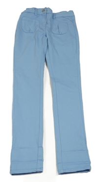 Světlemodré skinny riflové kalhoty Vertbaudet