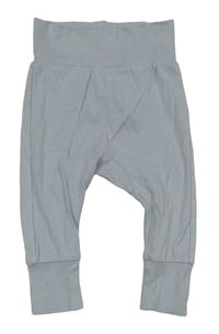 Světlemodré lehké baggy tepláky H&M