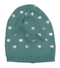 Zelená čepice se srdíčky Topolino