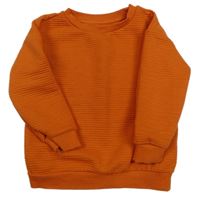 Cihlová žebrovaná mikina Primark