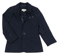 Tmavomodré slavnostní sako Debenhams