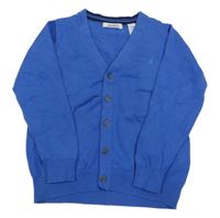 Modrý propínací svetr Okaidi