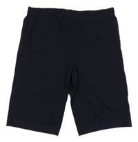 Tmavomodré elastické kraťasy Famy